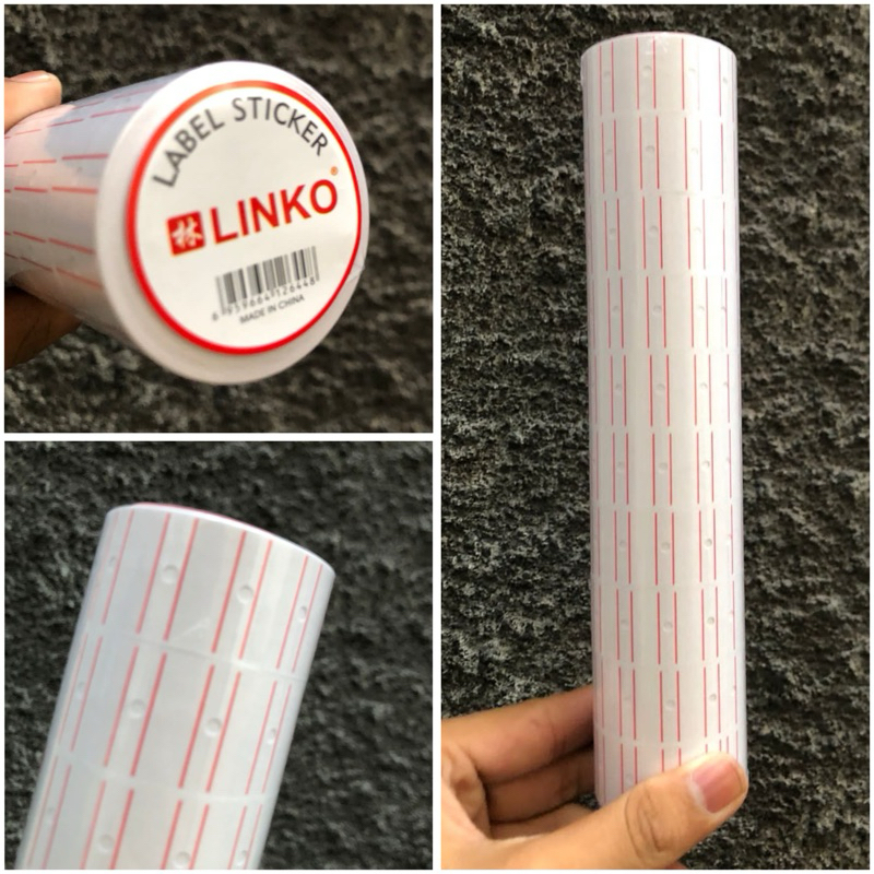 

[SLOP/10ROL] Price label/ Kertas label harga LINKO 1BARIS