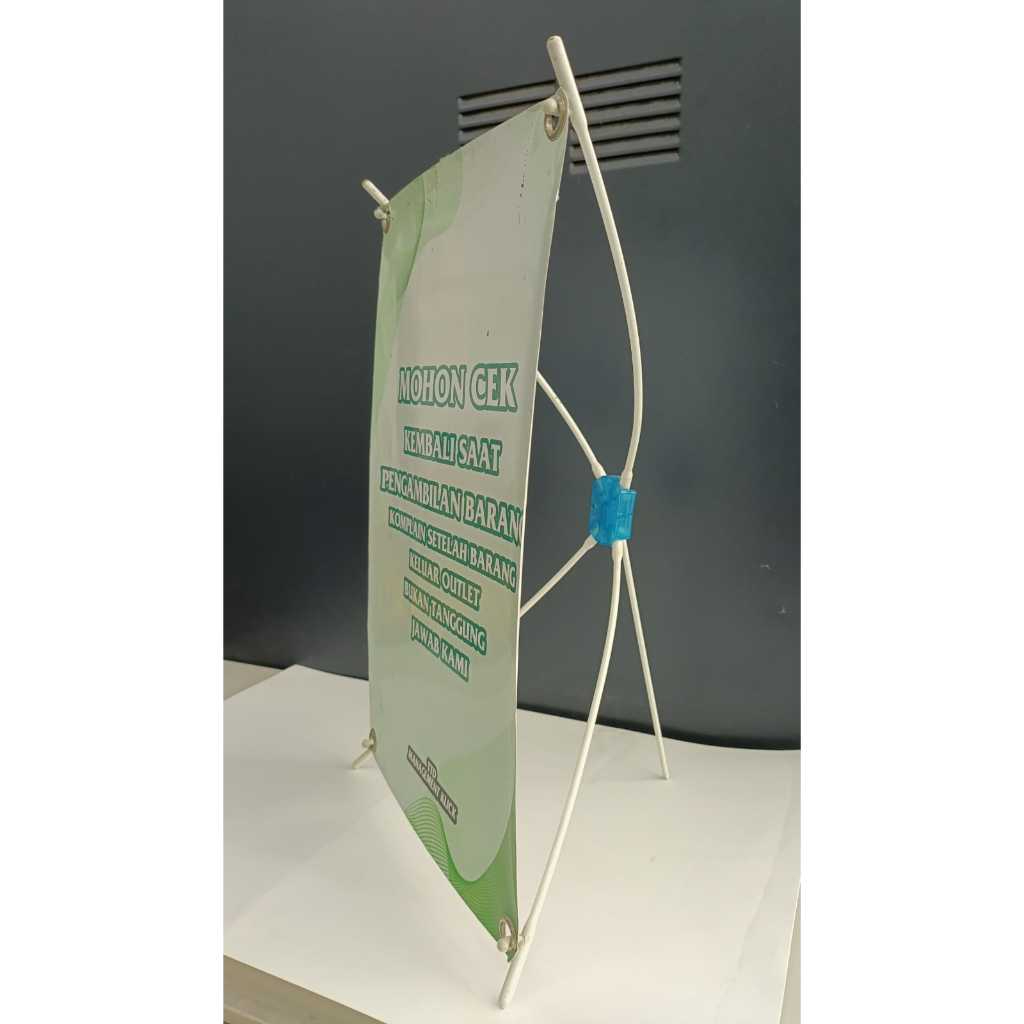 Paket Mini X banner 24x38cm X-Banner Meja