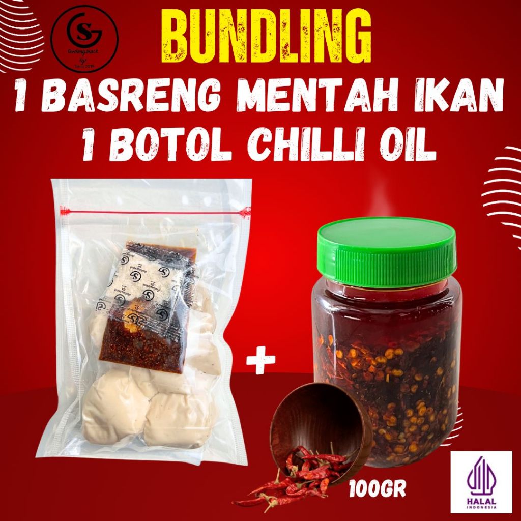 

Bundling 1 Basreng Mentah Ikan +1 Chilli Oil Botol