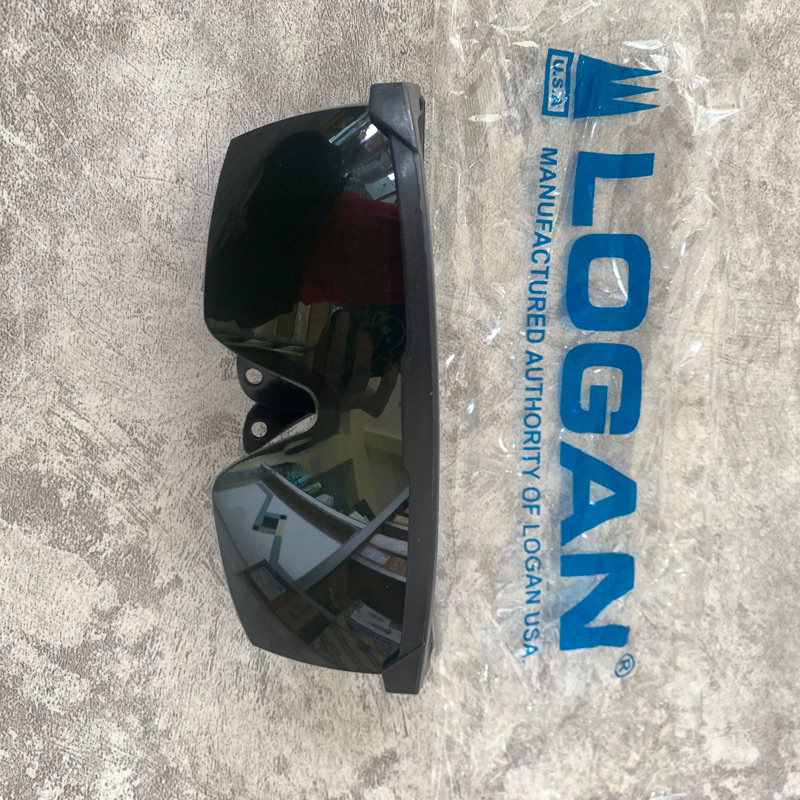 KACAMATA HITAM LOGAN / KACAMATA LAS HITAM / KACAMATA KERJA LAS HITAM LOGAN