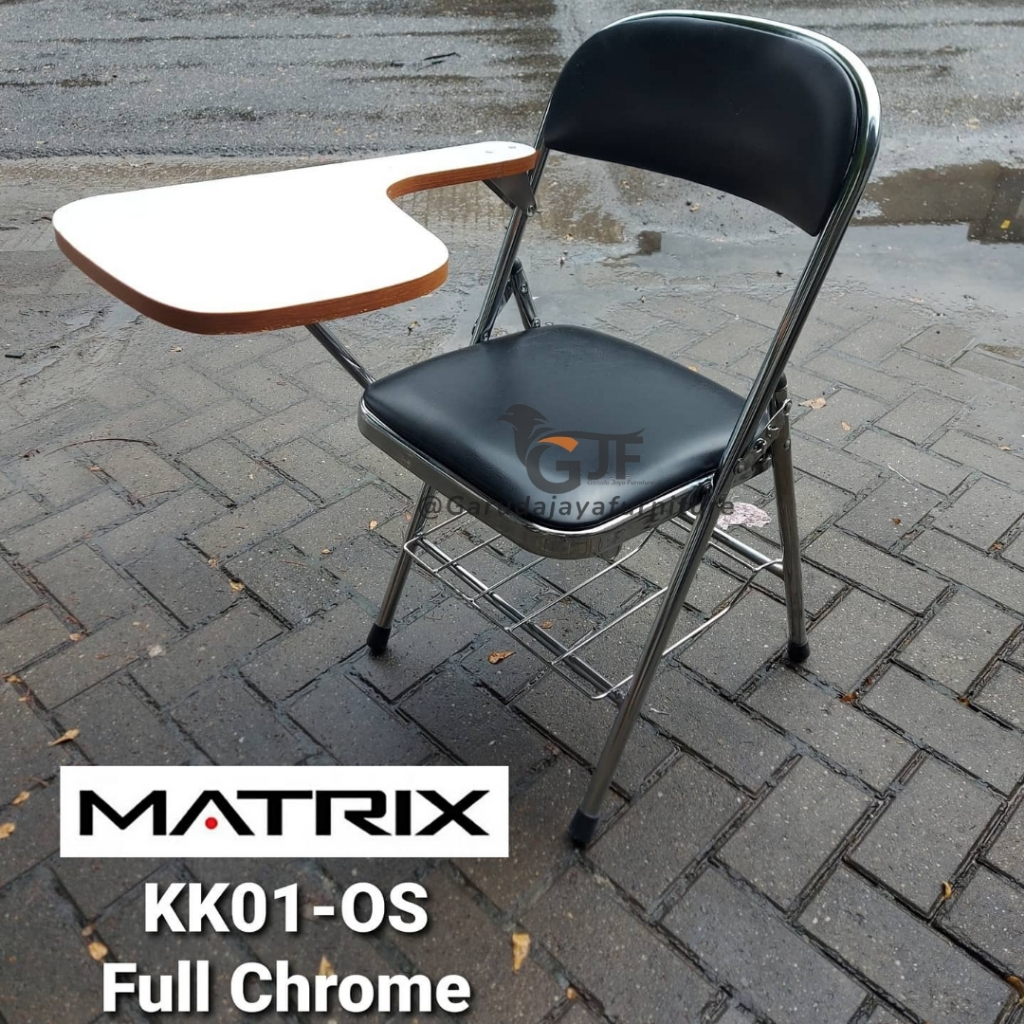 KURSI KULIAH/KURSI LIPAT KAMPUS/KURSI KAMPUS DENGAN MEJA/KURSI KAMPUS CHROME