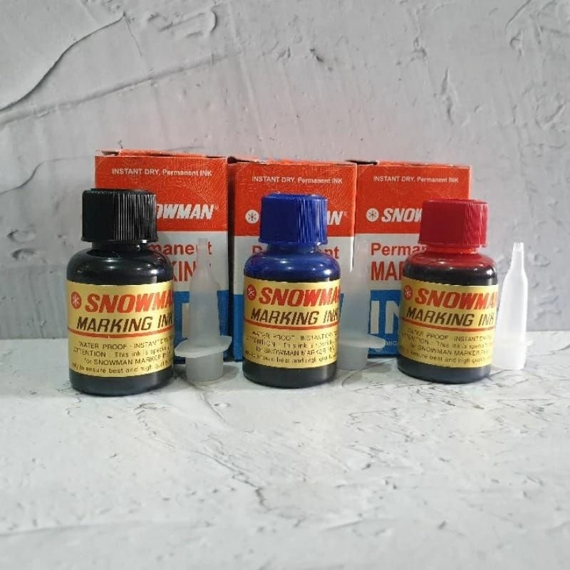 

tinta spidol permanen isi ulang spidol Snowman