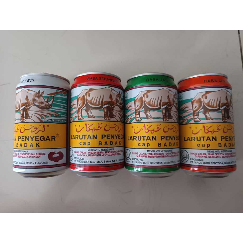 

LARUTAN PENYEGAR Cap BADAK Kaleng 320ml (4varian rasa)