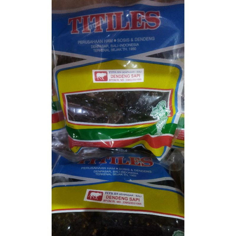 

Dendeng Sapi Mentah Titiles 500gr