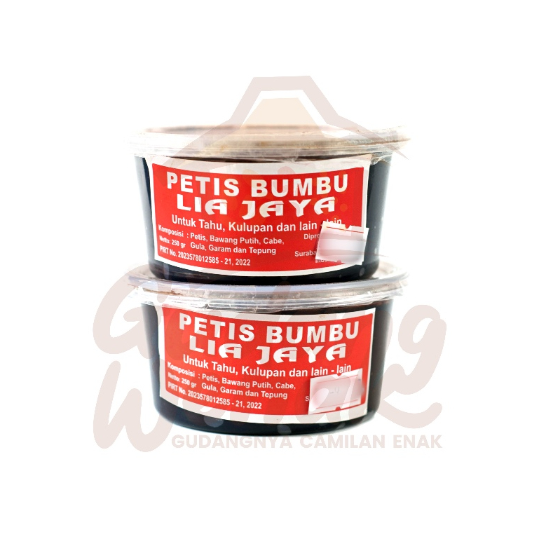 

Petis Bumbu Lia Jaya Siap Makan / Petis Bumbu Siap Saji 250GR