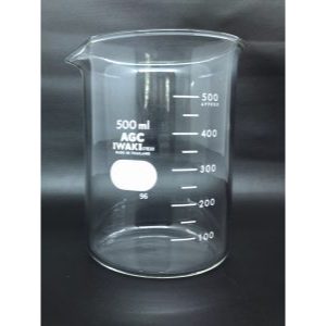 BECKER GLASS 500ML - IWAKI / GELAS KIMIA 500ML