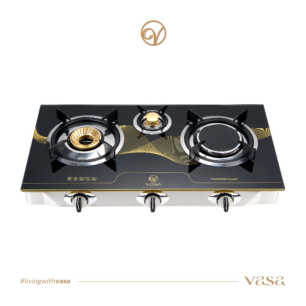 VASA KOMPOR GAS PREMIUM 3 TUNGKU JAPANESE QUALITY (ORIGINAL)