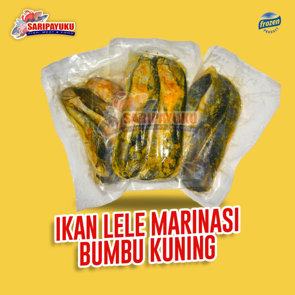 

Lele Marinasi / Lele Bumbu Kuning / Lele Bersih / Ikan Lele / Lele Siap Goreng / Bumbu Kuning