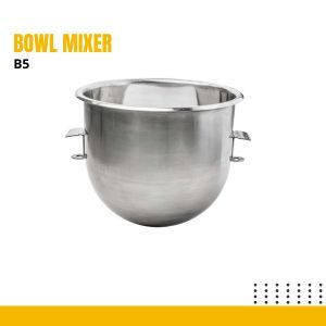 BOWL PLANETARY MIXER STAINLESS 5 LITER B5 CROWN
