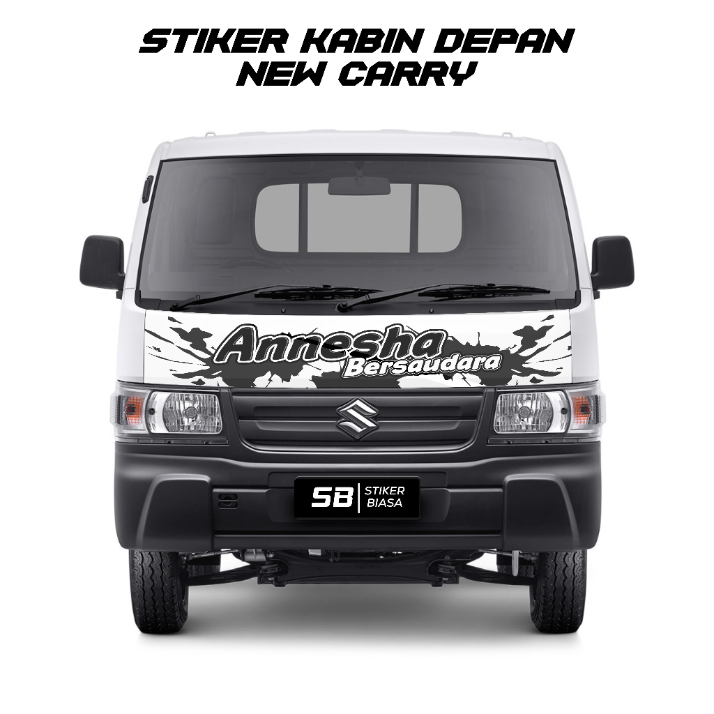 Stiker Kabin Depan Mobil Pickup New Carry | Bebas Custom Desain | SB Stiker
