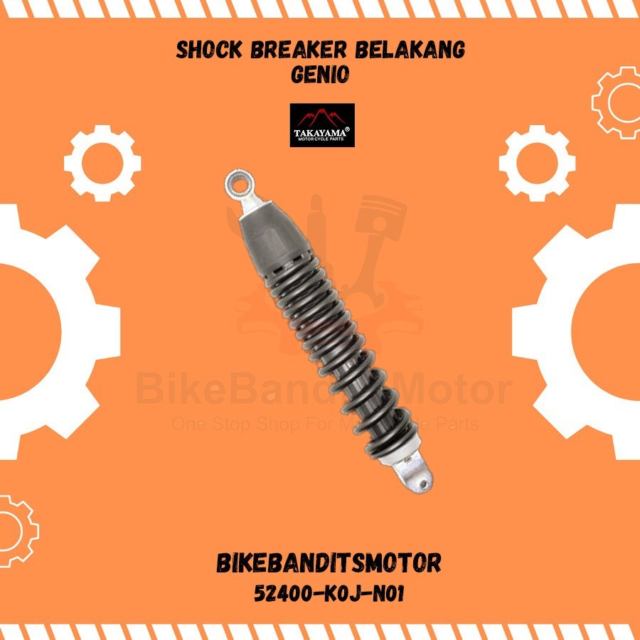 Shock Breaker Belakang Genio Takayama