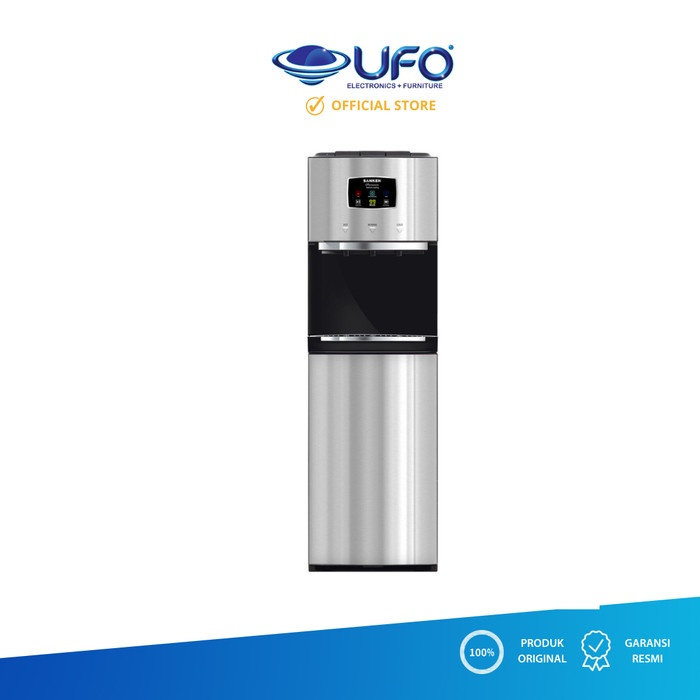 Dispenser Sanken HWDC575SBK Galon Bawah kompresor