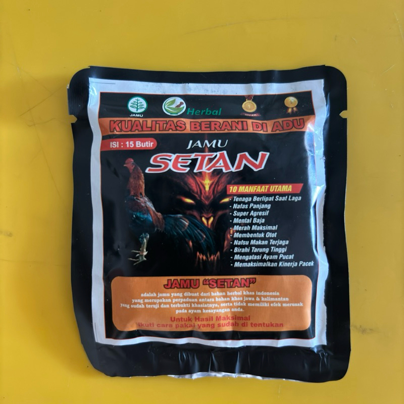JAMU SETAN Anti Ayam penakut Mental Penakut Lembek Mental Tempe Stamina dan nafas panjang