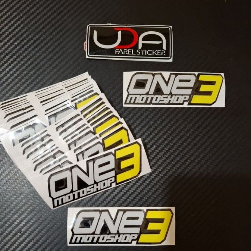 STICKER CUTTING ONE3 MOTOSHOP STICKER MOTOR DLL