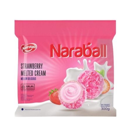 

[ HALAL ] Biscuit Ball Melted Cream Naraya Naraball 300g