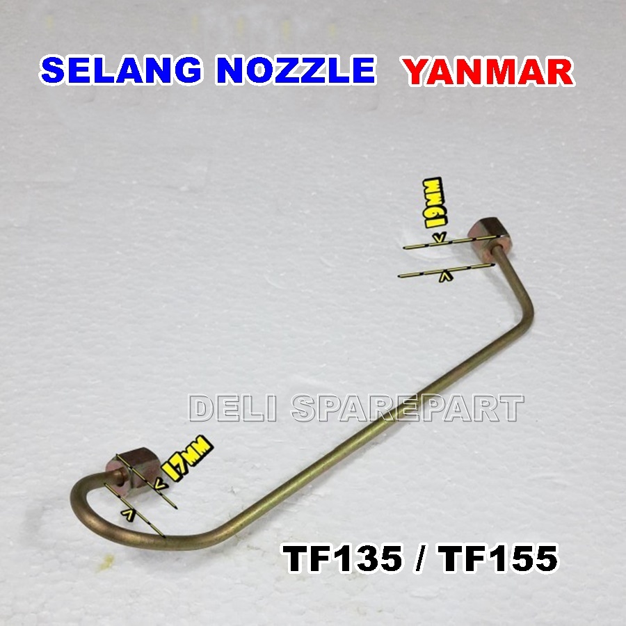 TF-135 TF-155 HPP High Pressure Pipe Selang Nozzle Yanmar TF135 TF155