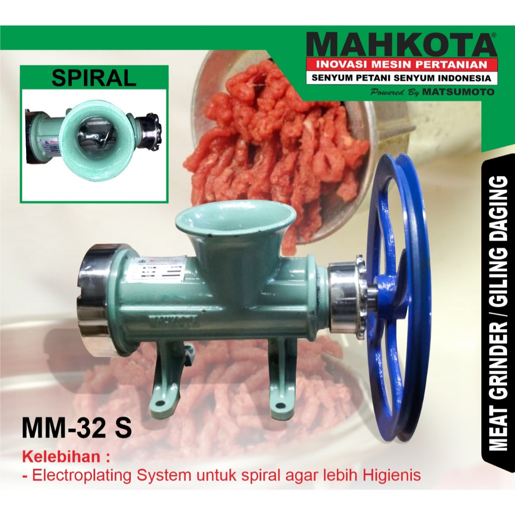 MEAT GRINDER MAHKOTA MM 32 M GILINGAN IKAN 32 GILINGAN DAGING 32 GILINGAN KACANG 32