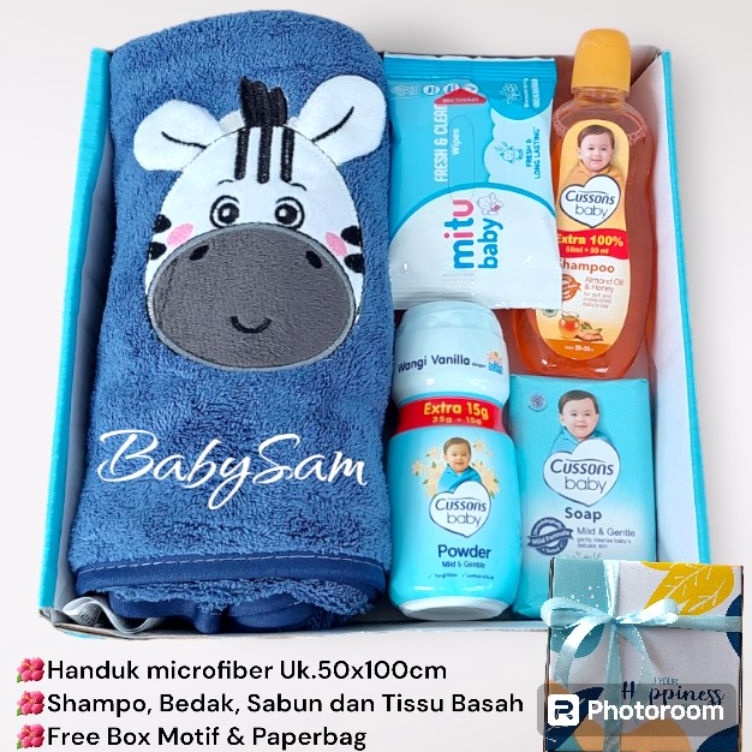 ART Y36C PROMO FREE PAPERBAG HAMPERS BAYI PERLENGKAPAN MANDI MICROFIBER  HAMPERS ULANG TAHUN ANAK  H