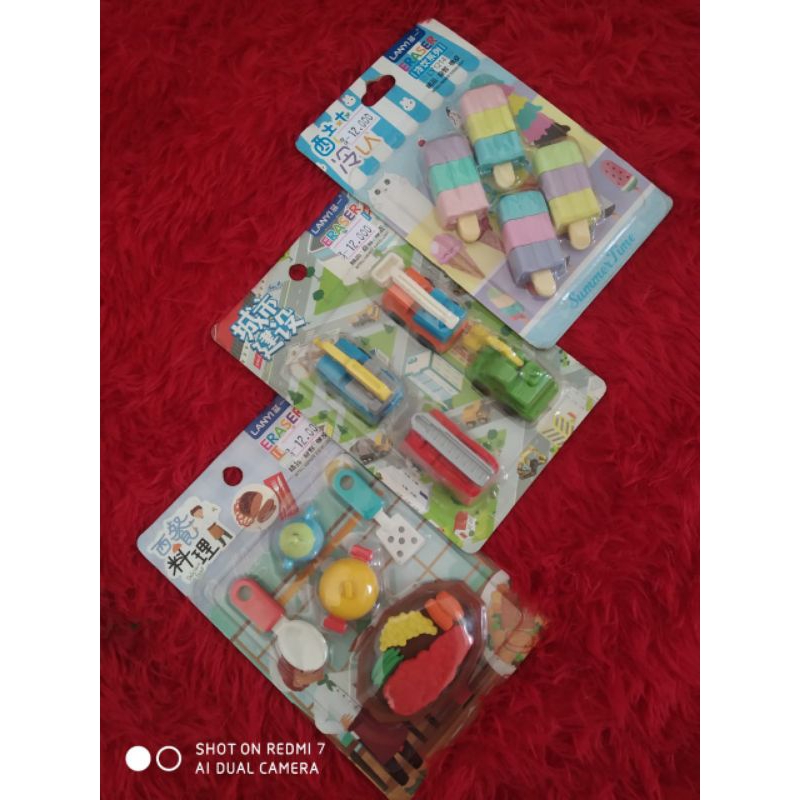 

Penghapus Motif /Penghapus Fancy