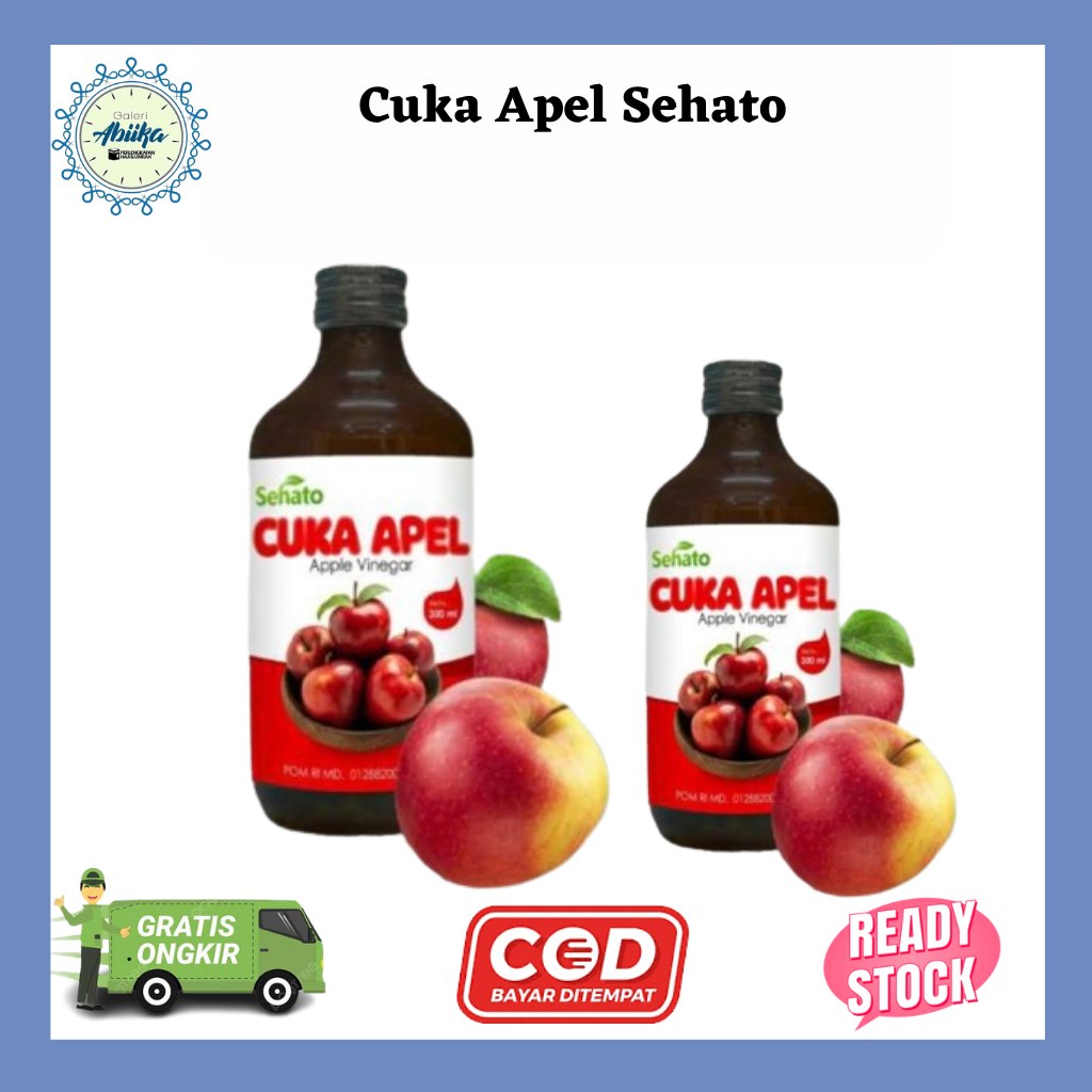 

CUKA APEL SEHATO 300ml PACKING AMAN- CUKA APEL - APPLE VINEGAR OBAT KOLESTEROL DAN MENURUNKAN BBA