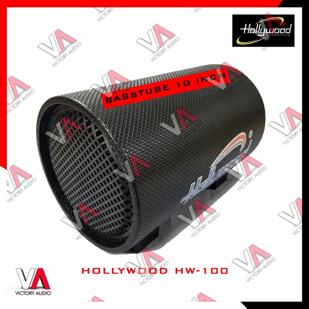 Bagus Banget Basstube Hollywood Audio HW1 1 Inch Bass Tube Subwoofer Aktif BassBox Tabung Bass Box B
