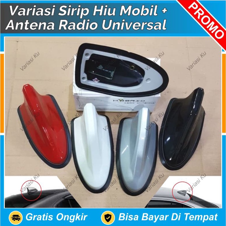 ART P6V VARIASI ANTENA SIRIP HIU ATAS MOBIL AERODINAMIS PREMIUM AGYA AVANZA INNOVA FORTUNER YARIS KI