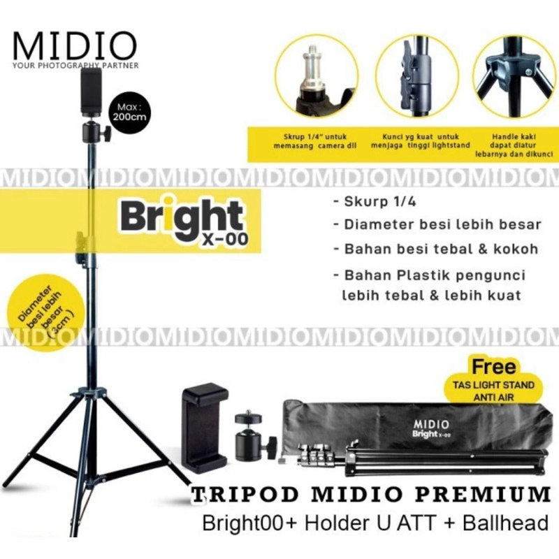 Tripod HP Tinggi 2 meter