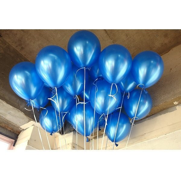 balon karet latex warna biru isi 10 lembar