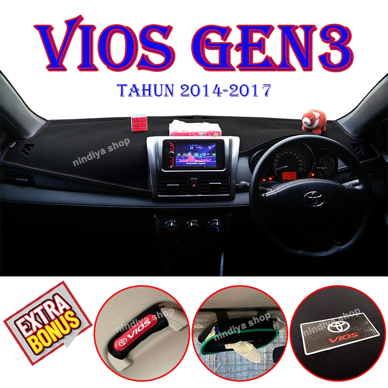 Cover Dashboard Mobil Vios Gen3 Pelindung Dasbor Mobil