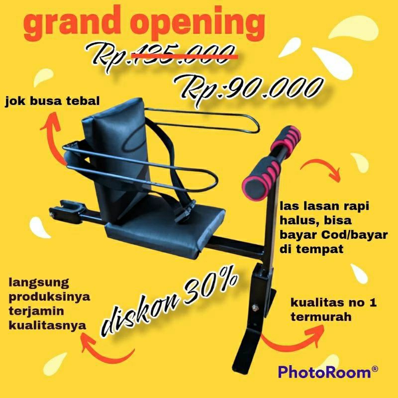 BONCENGAN SEPEDA ANAK SEPEDA LIPAT/MTB/MINION/FEDERAL/SEPEDA GUNUNG/KURSI BONCENGAN SEPEDA UNIVERSAL