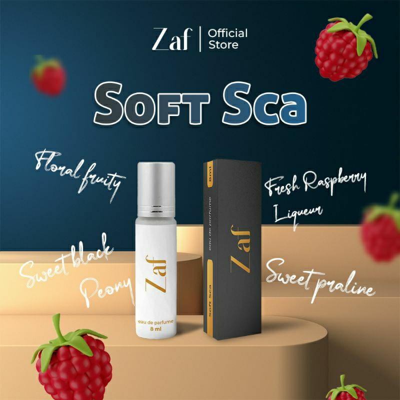 Zaf parfume Sca ( Soft parfume ) parfum pria wanita tahan lama Eau de parfume 100% Non Alcohol