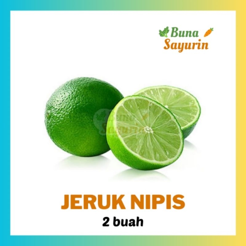 

Jeruk Nipis Hijau Segar per 2 buah [BunaSayurin]