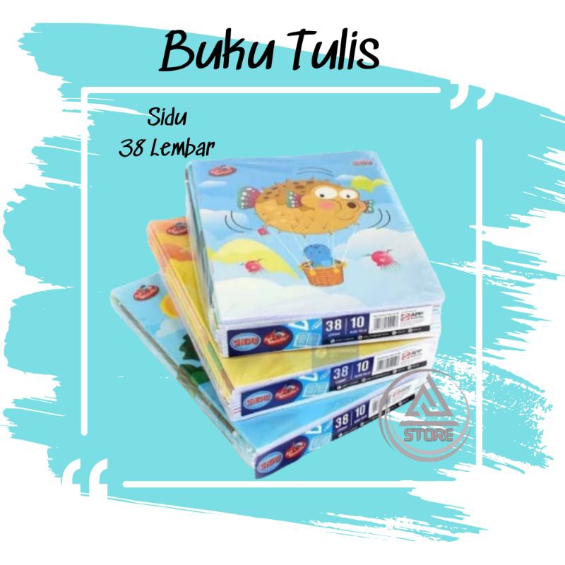 

BUKU TULIS SIDU ISI 38 LEMBAR/BUKU SINAR DUNIA 38 LEMBAR/1 PACK ISI 10 PCS BUKU