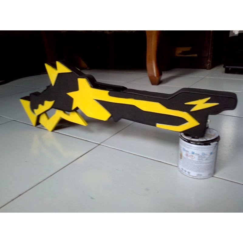 Pistol mainan ff Golden glare