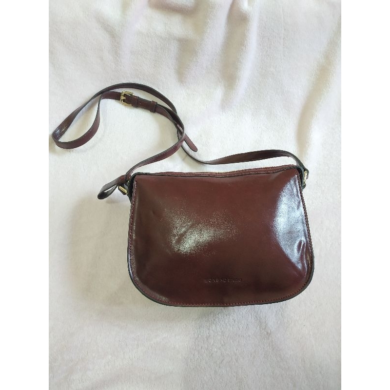 Sling Bag Wanita Monsac Studio Kulit Glossy Mantul