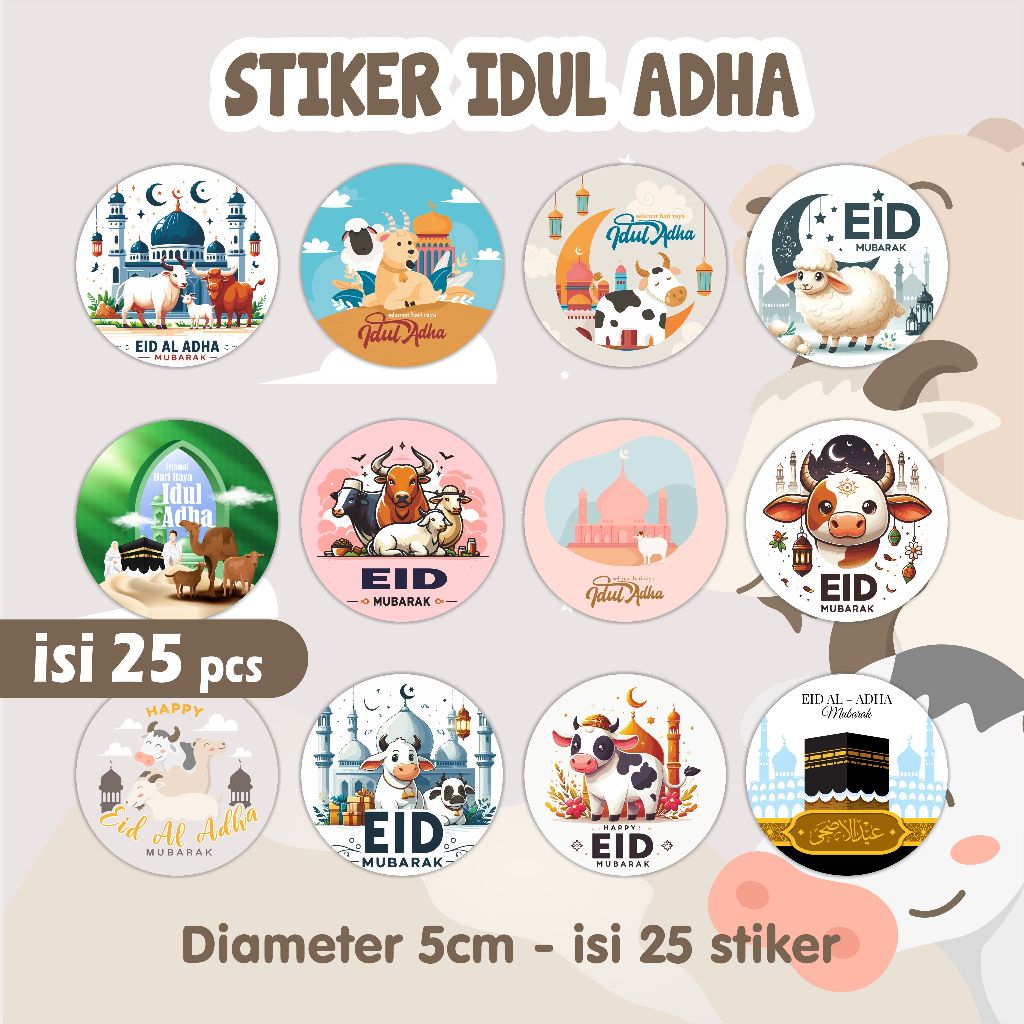 

STIKER IDUL ADHA - STIKER HAMPERS - STIKER LEBARAN IDUL ADHA - STIKER LABEL