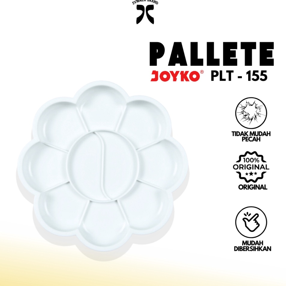 

Penawaran Terbaik Palette Joyko Plt115 Palet Tempat cat lukis Summer Brand