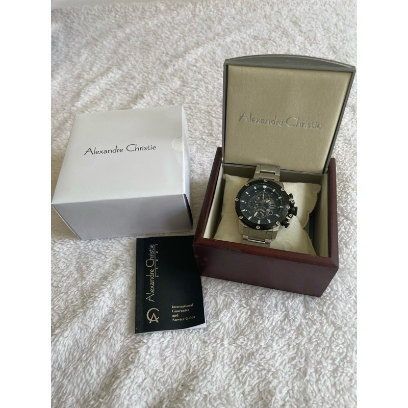 PRELOVED JAM ALEXANDRE CHRISTIE AC 6564 JAM TANGAN PRIA