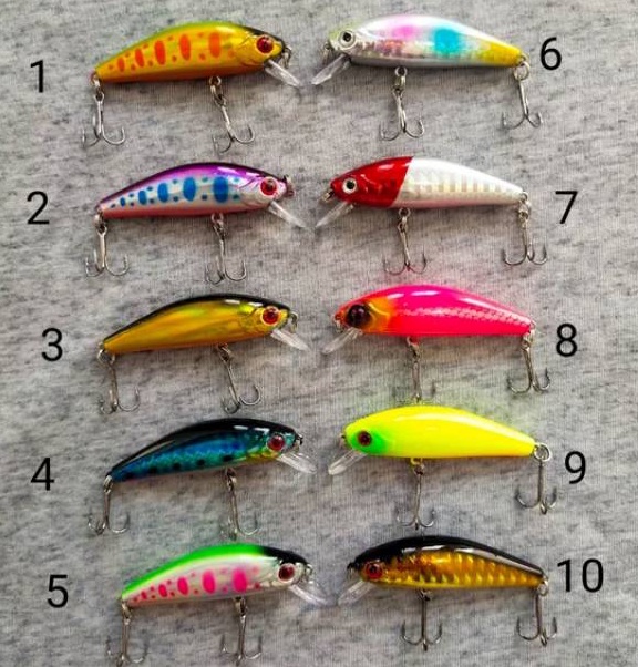Pencarian Terbanyak  MINNOW minnow Sinking Ultralight Stiker hologram umpan pancing kesting Casting 