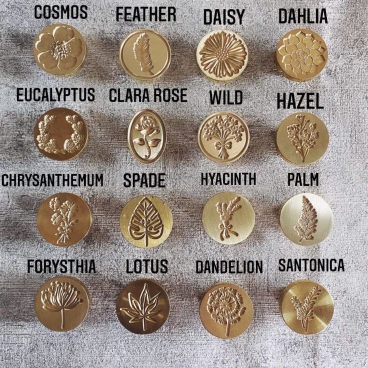 

Grosir Pembelian HEad stamp stempel kepala kuningan seal wax tanpa gagang kayu harga per pcs