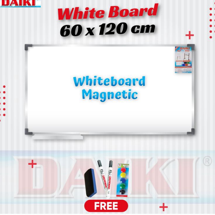 

Penjualan Pilihan Papan tulis Whiteboard DAIKI original Magnetic Uk 6x12 Cm