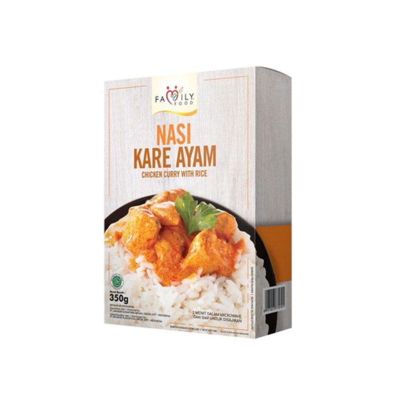 

Family Food Nasi Kari Ayam 350gr / Chicken Curry with Rice