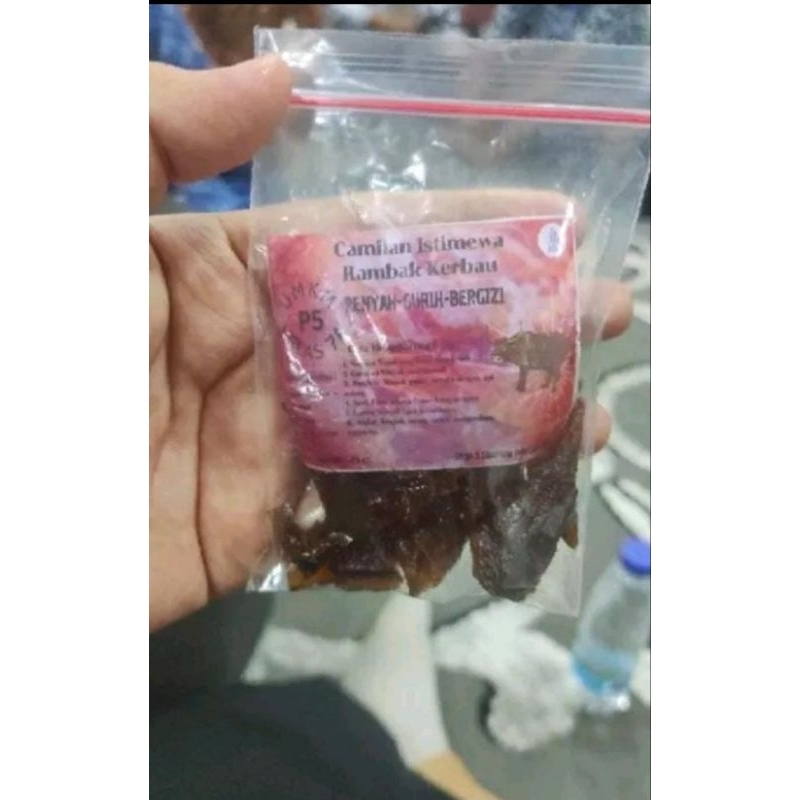 

Cemilan istimewah rambak kerbau