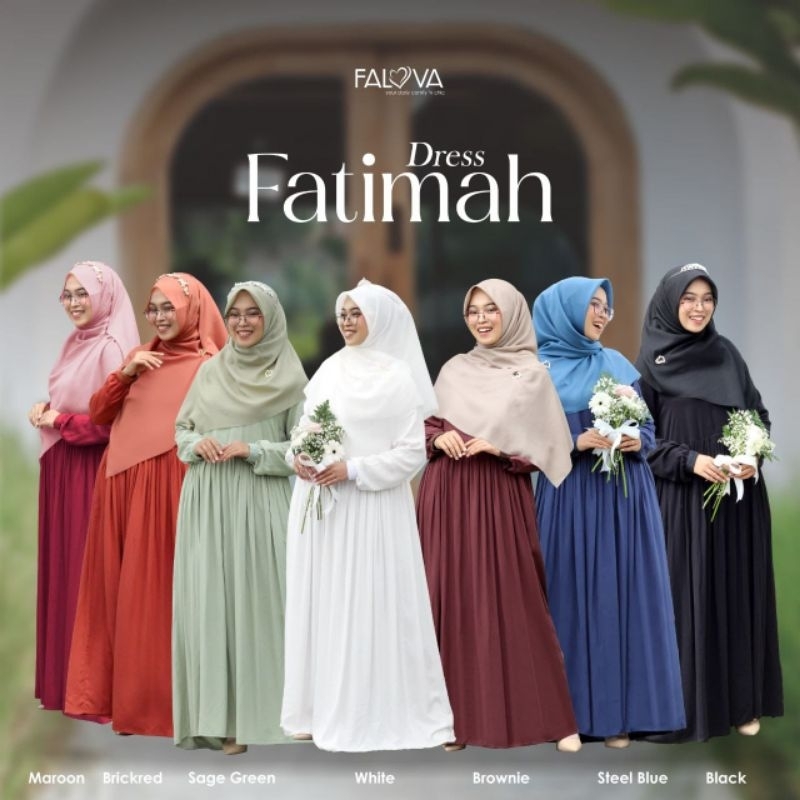 FATIMAH DRESS GAMIS PUTIH POLOS RAYON PREMIUM TWILL HAJI UMROH