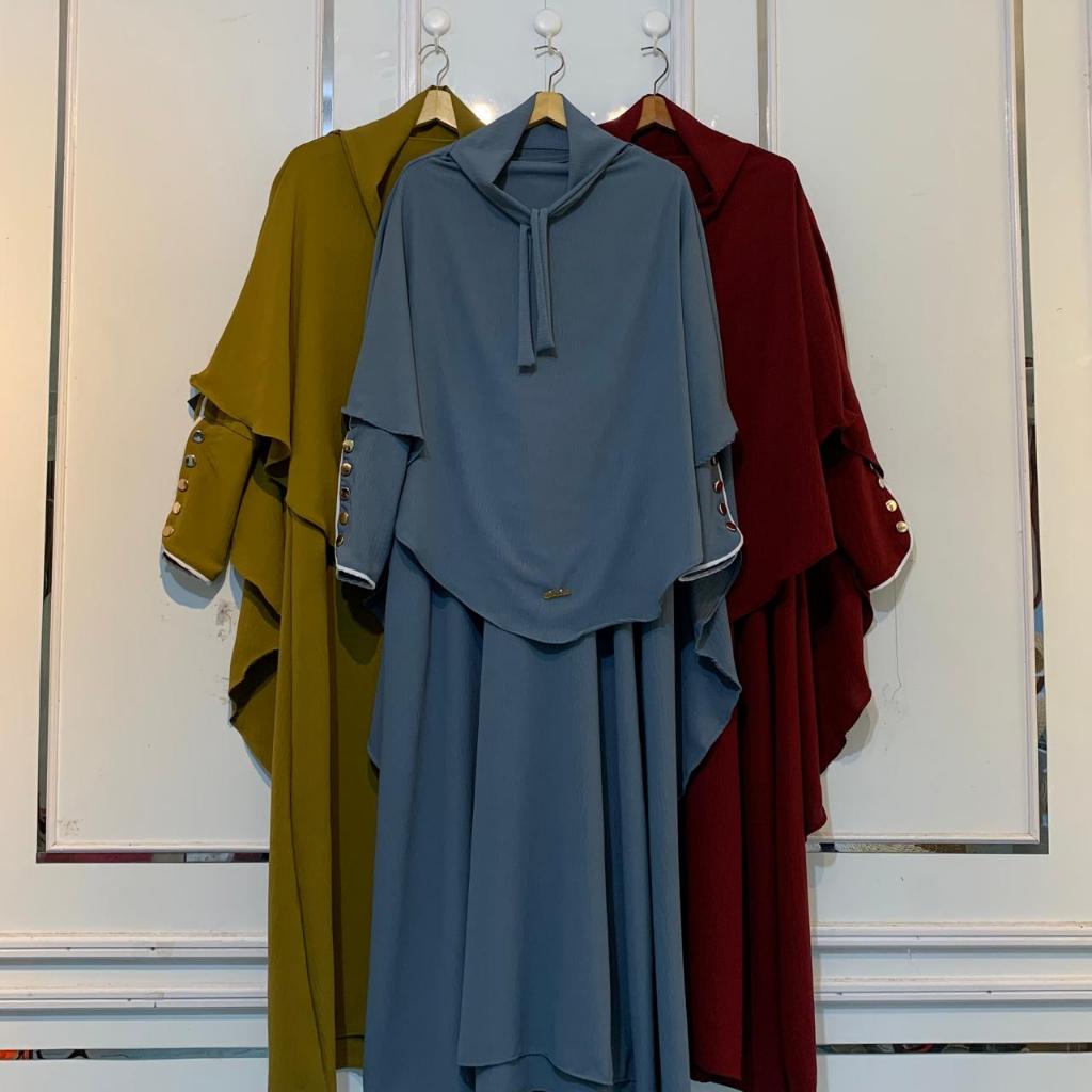 Inara Dress - Set French Khimar Crinkle Airflow