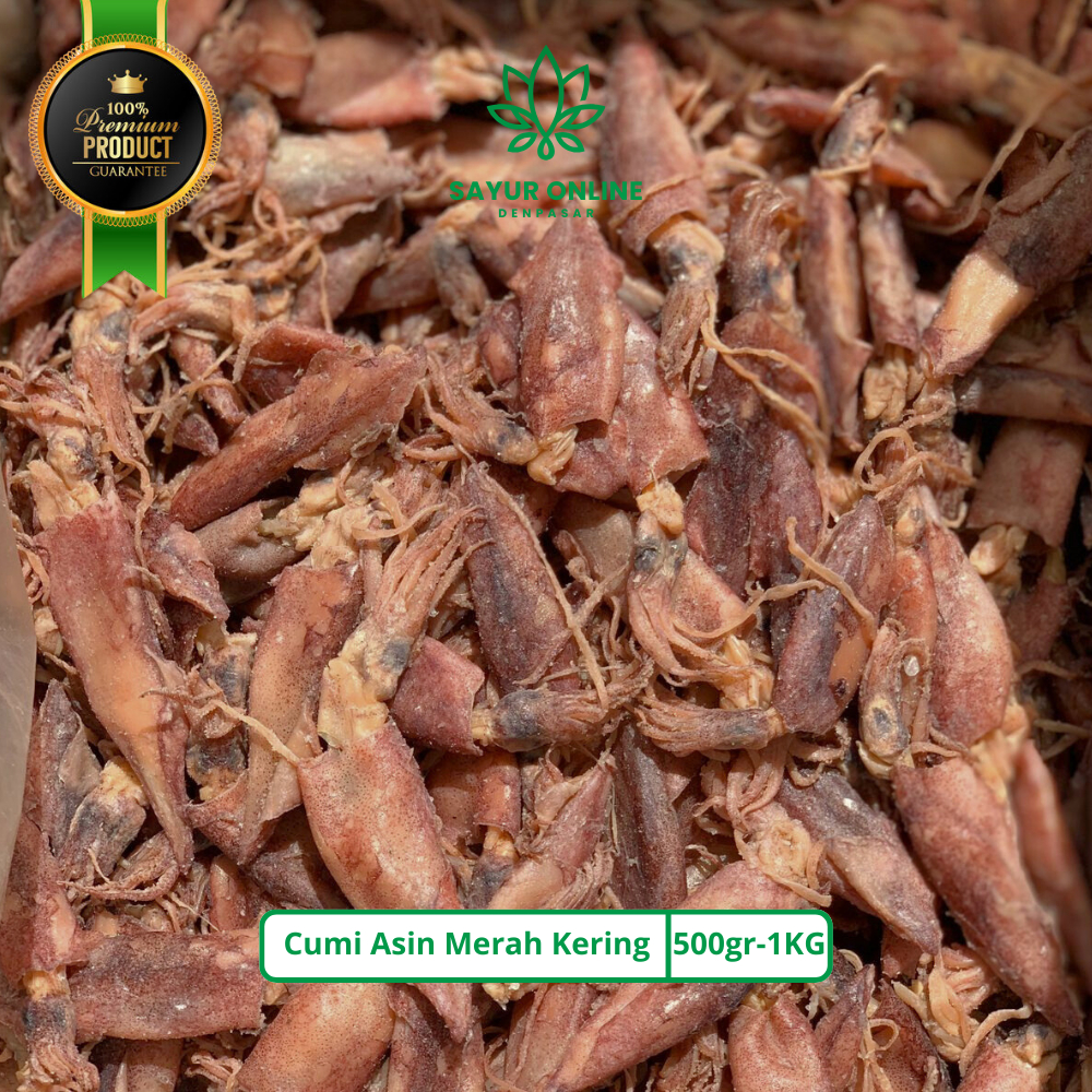 

Cumi Asin Merah Kering Premium 500gr-1KG - Sayur Online Denpasar