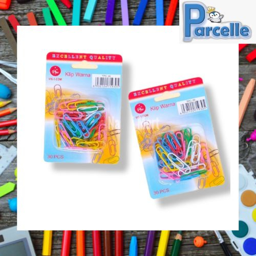 

VIS ONE TPC 30 CLIP WARNA PAPER CLIP WARNA WARNI