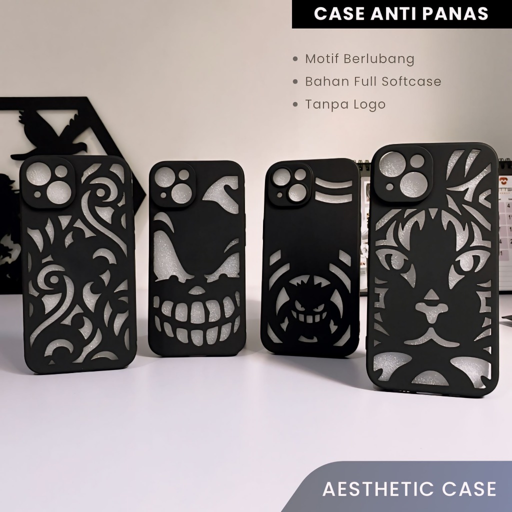 Case Iphone 11 12 13 14 Pro Promax Aesthetic Premium Anti Panas Motif Unik Lucu Untuk Cowok Cewek
