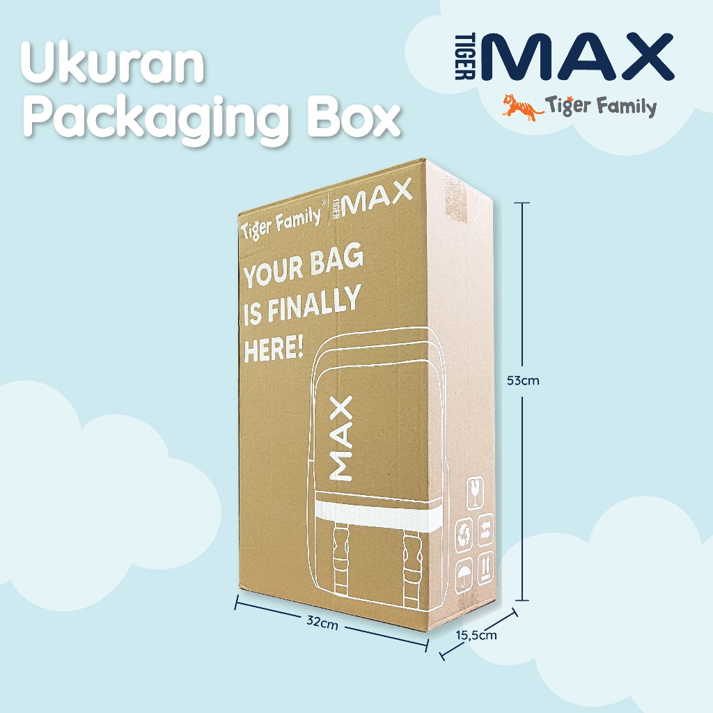 

HAIKARL Free Packaging Box - Tiger Max Ergonomic Bag