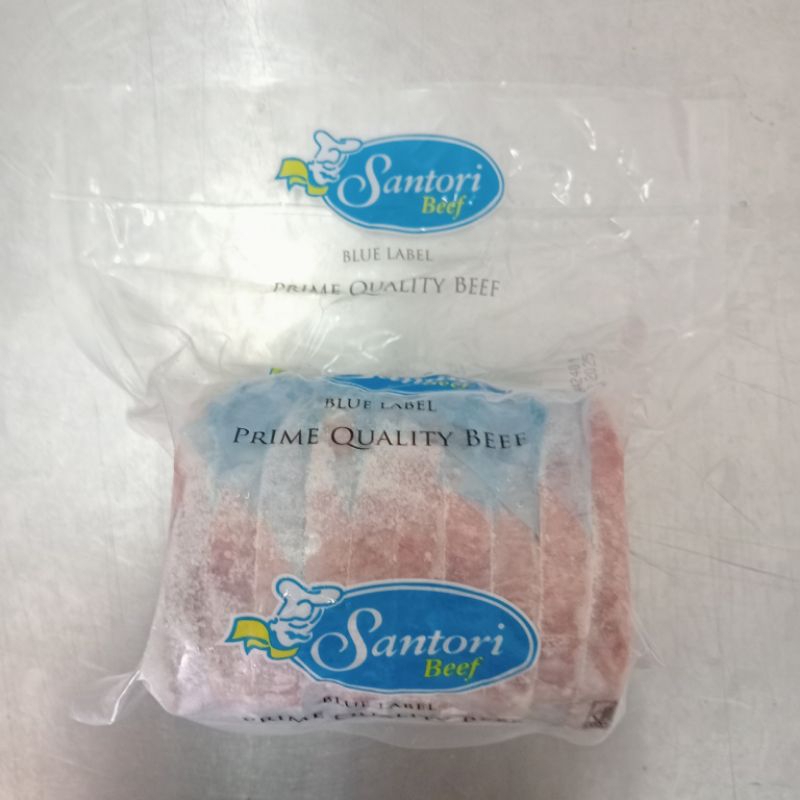 

Daging sapi steak blue label tenderloin T100 berat 1 kg isi 10 pcs
